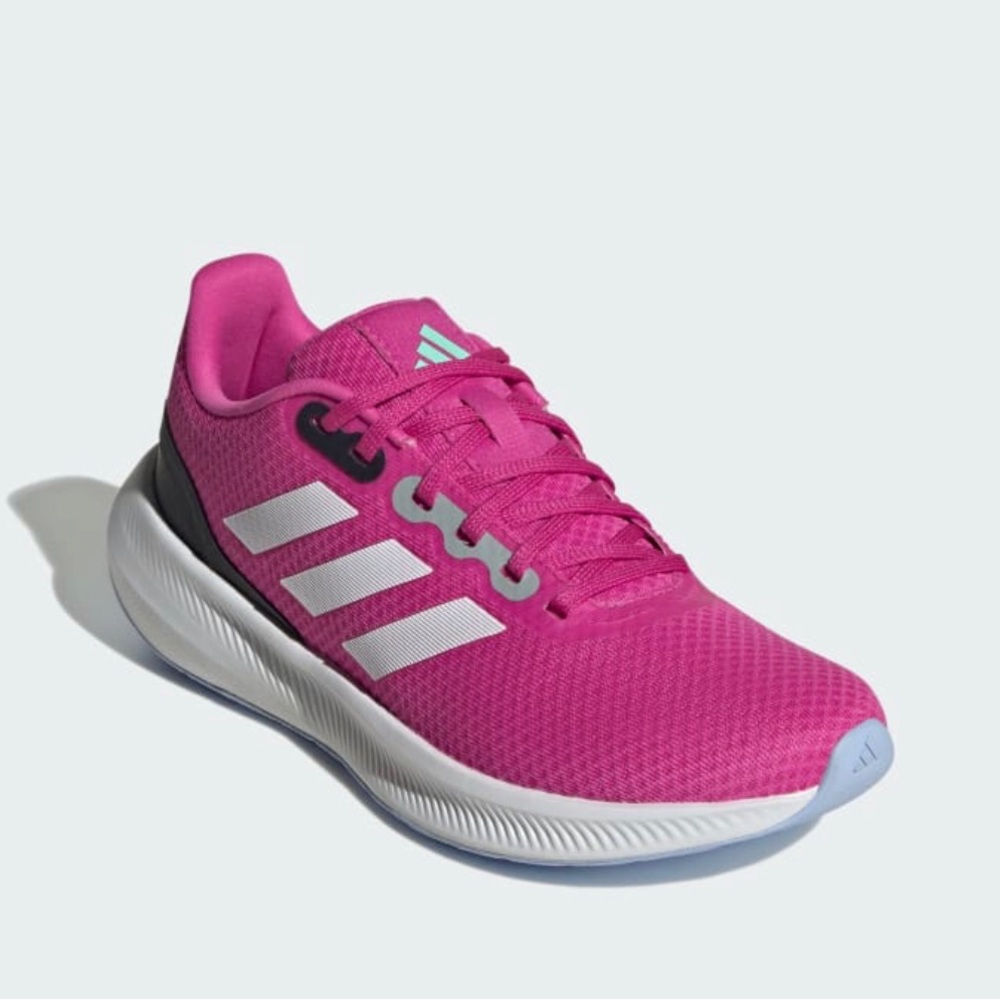 💖 Barbie Pink 💖 ADIDAS Run Falcon Wide 7.5 Like New!